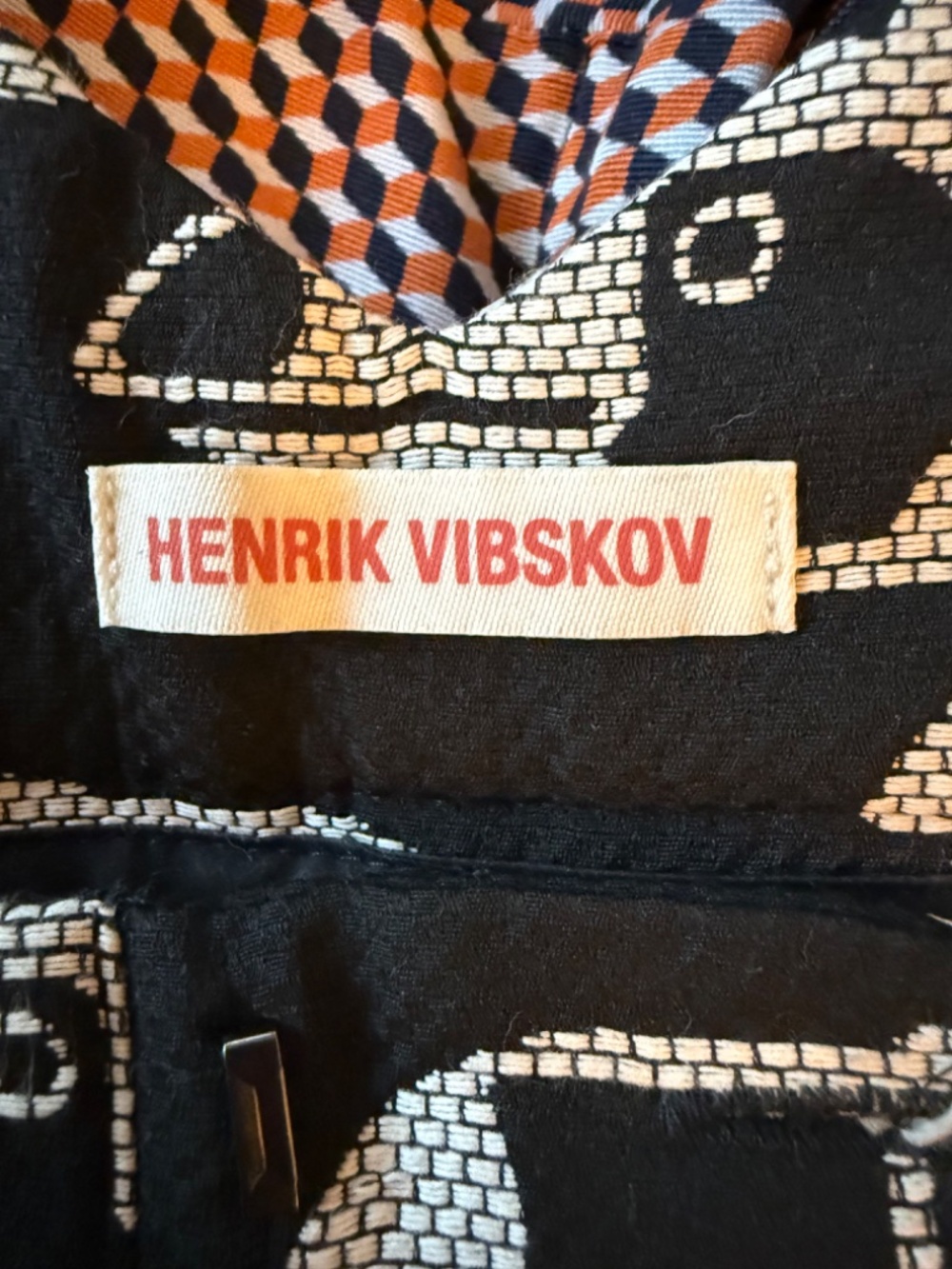 Henrik Vibskov Toucan print High-Waisted Pants - Picture 6 of 7